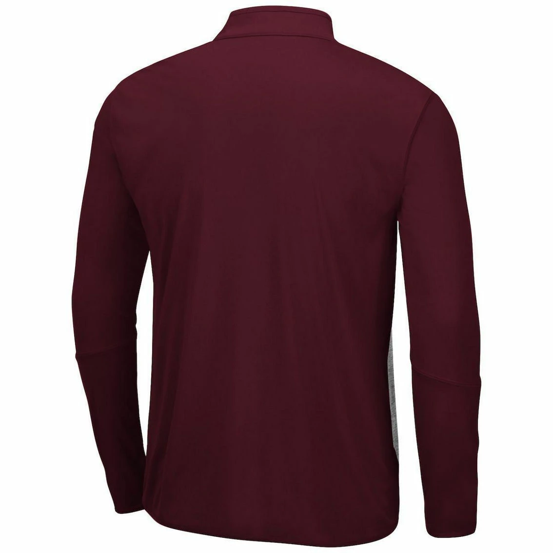 Colosseum Men's Heather Gray/Maroon Central Michigan Chippewas Prospect Quarter-Zip Jacket - Image 4