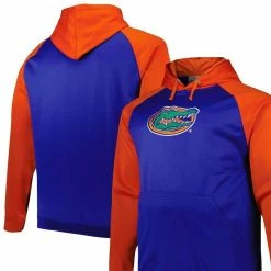 Profile Men's Royal Florida Gators Big & Tall Raglan Fleece Pullover Hoodie