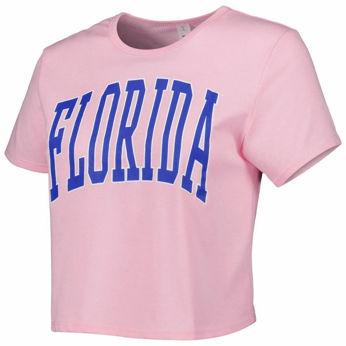 ZooZatz Women's Pink Florida Gators Core Fashion Cropped T-Shirt - Image 3