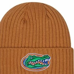 New Era Men's Light Brown Florida Gators Core Classic Cuffed Knit Hat