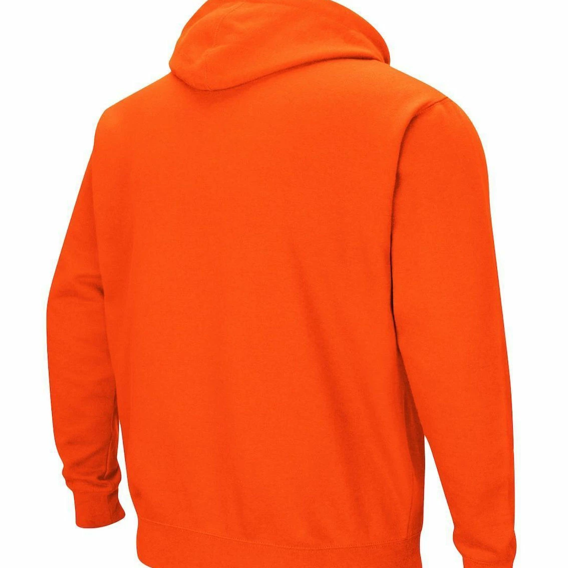 Colosseum Men's Orange Bucknell Bison Arch And Logo Pullover Hoodie - Image 4