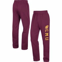 Colosseum Men's Maroon Cent. Michigan Chippewas Wordmark Pants