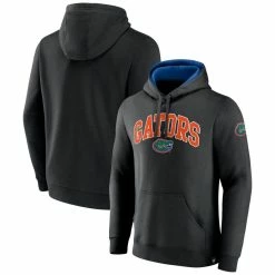 Fanatics Branded Men's Black Florida Gators Arch & Logo Tackle Twill Pullover Hoodie
