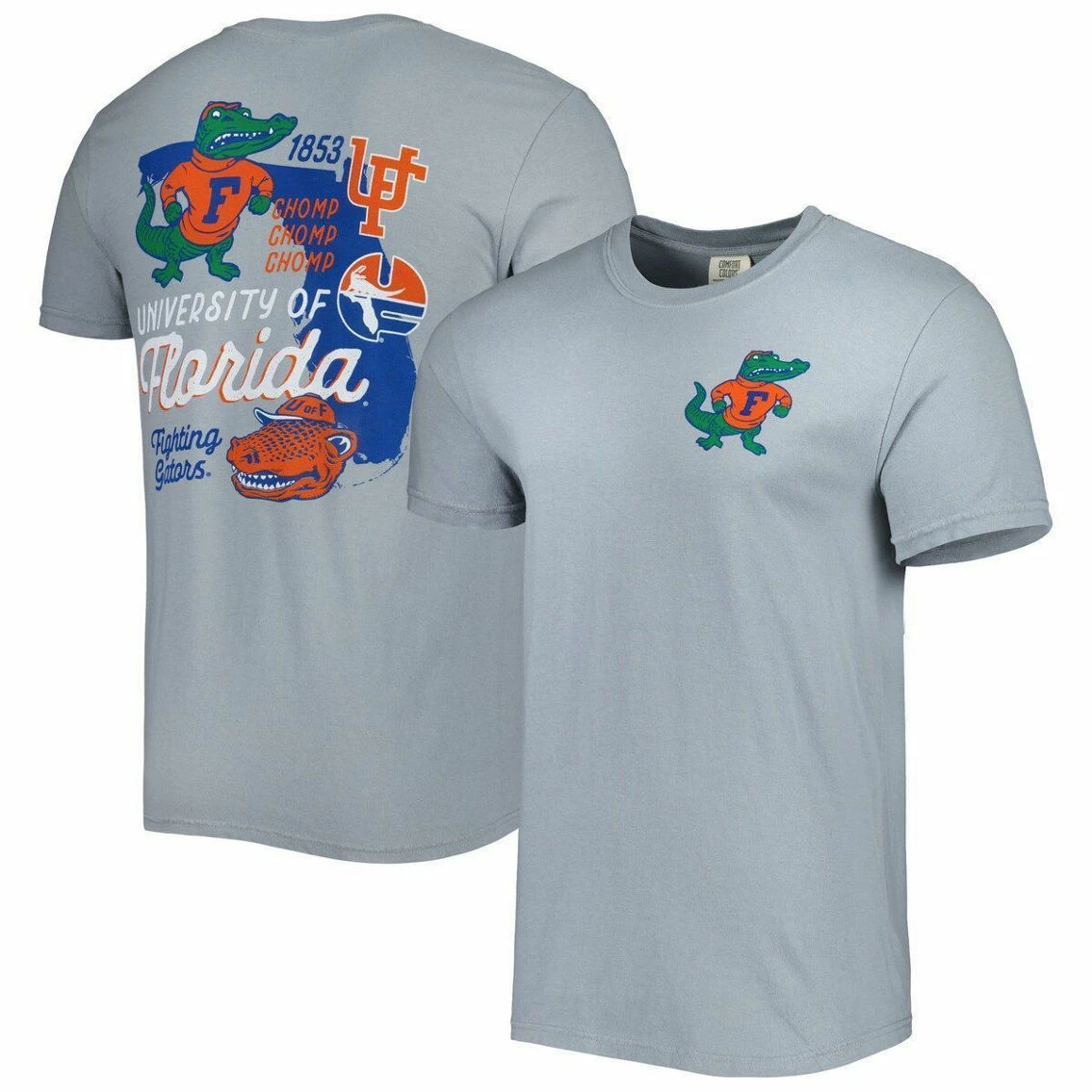 Image One Men's Graphite Florida Gators Vault State Comfort T-Shirt - Image 2