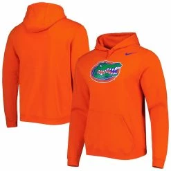 Nike Men's Orange Florida Gators Logo Club Pullover Hoodie