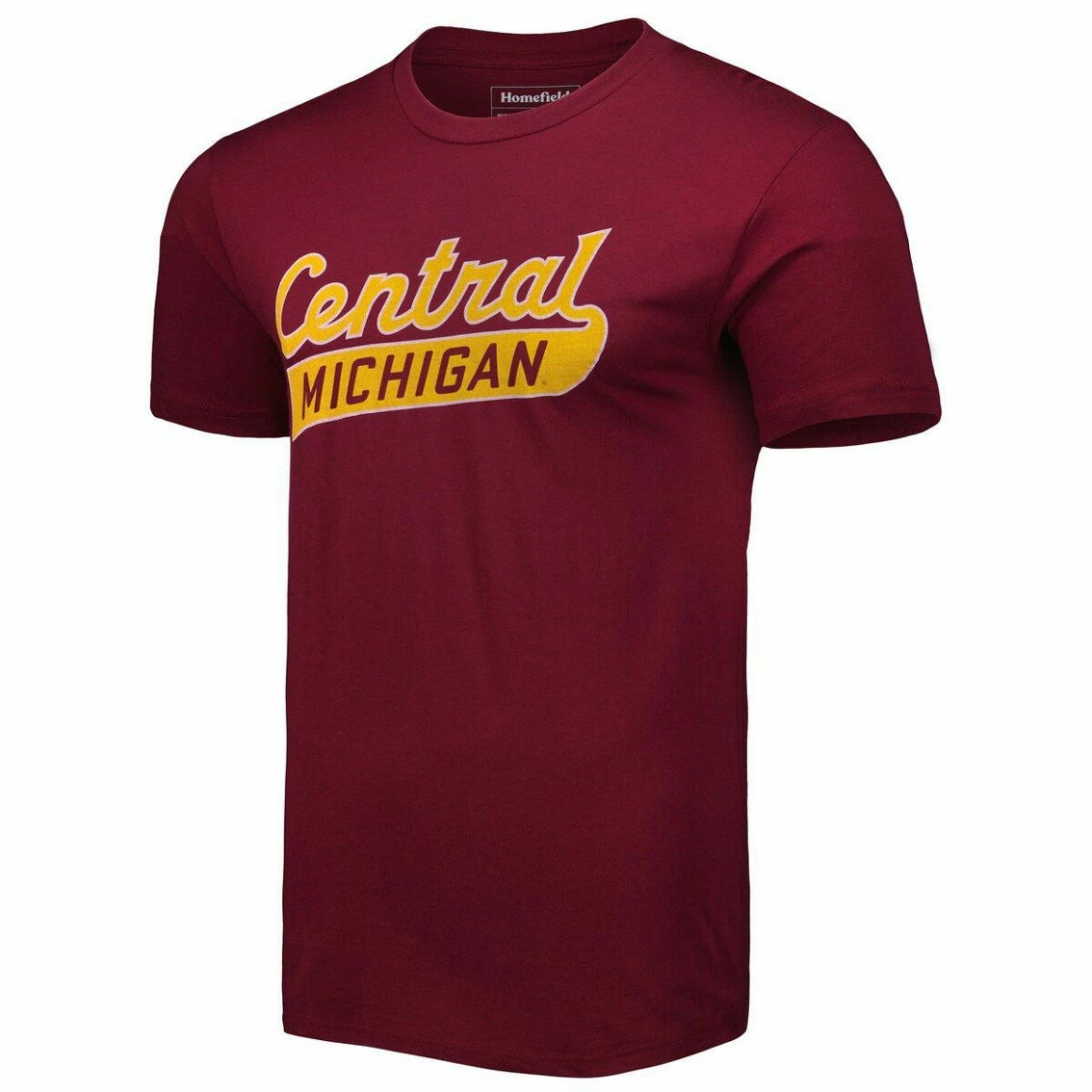 Homefield Men's Maroon Cent. Michigan Chippewas Baseball T-Shirt - Image 3