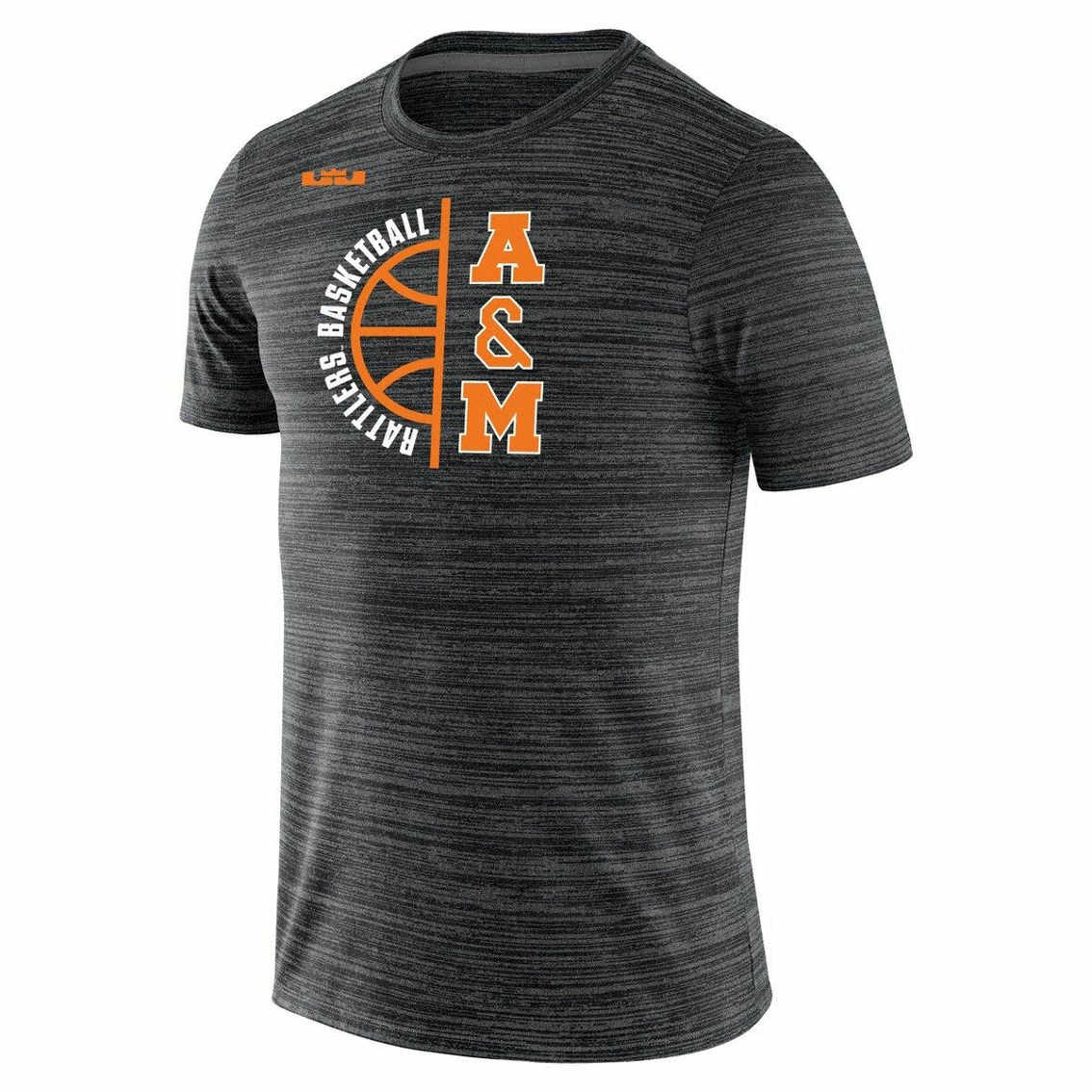 Nike X LeBron James Men's X LeBron James Black Florida A&M Rattlers Velocity T-Shirt - Image 3