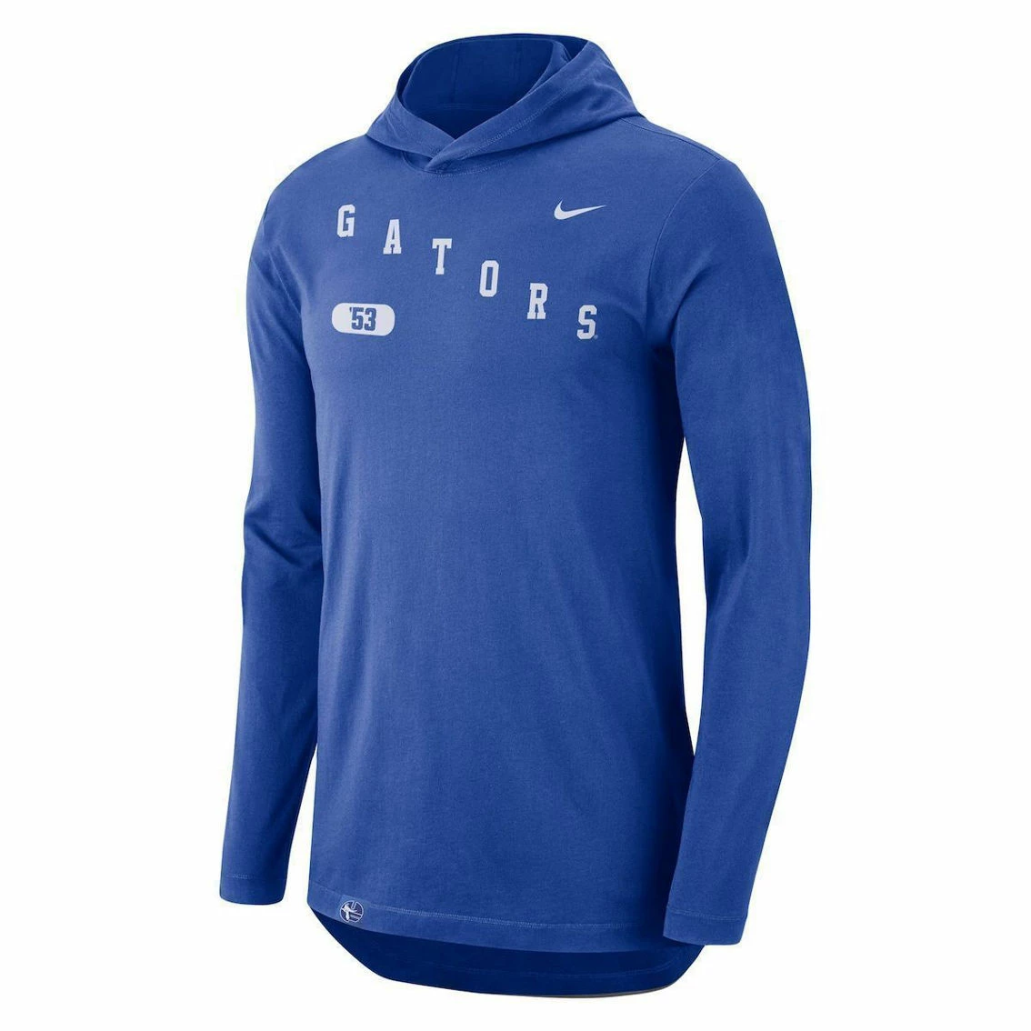 Nike Men's Royal Florida Gators Team Performance Long Sleeve Hoodie T-Shirt - Image 3