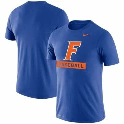 Nike Men's Royal Florida Gators Baseball Logo Stack Legend Performance T-Shirt