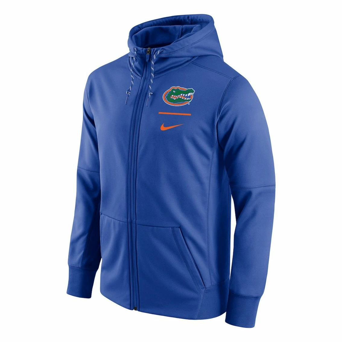 Men's Nike Royal Florida Gators Logo Stack Performance Full-Zip Hoodie - Image 3