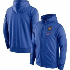 Nike Men's Royal Florida Gators Throwback Alternate Logo Stack Performance Full-Zip Hoodie