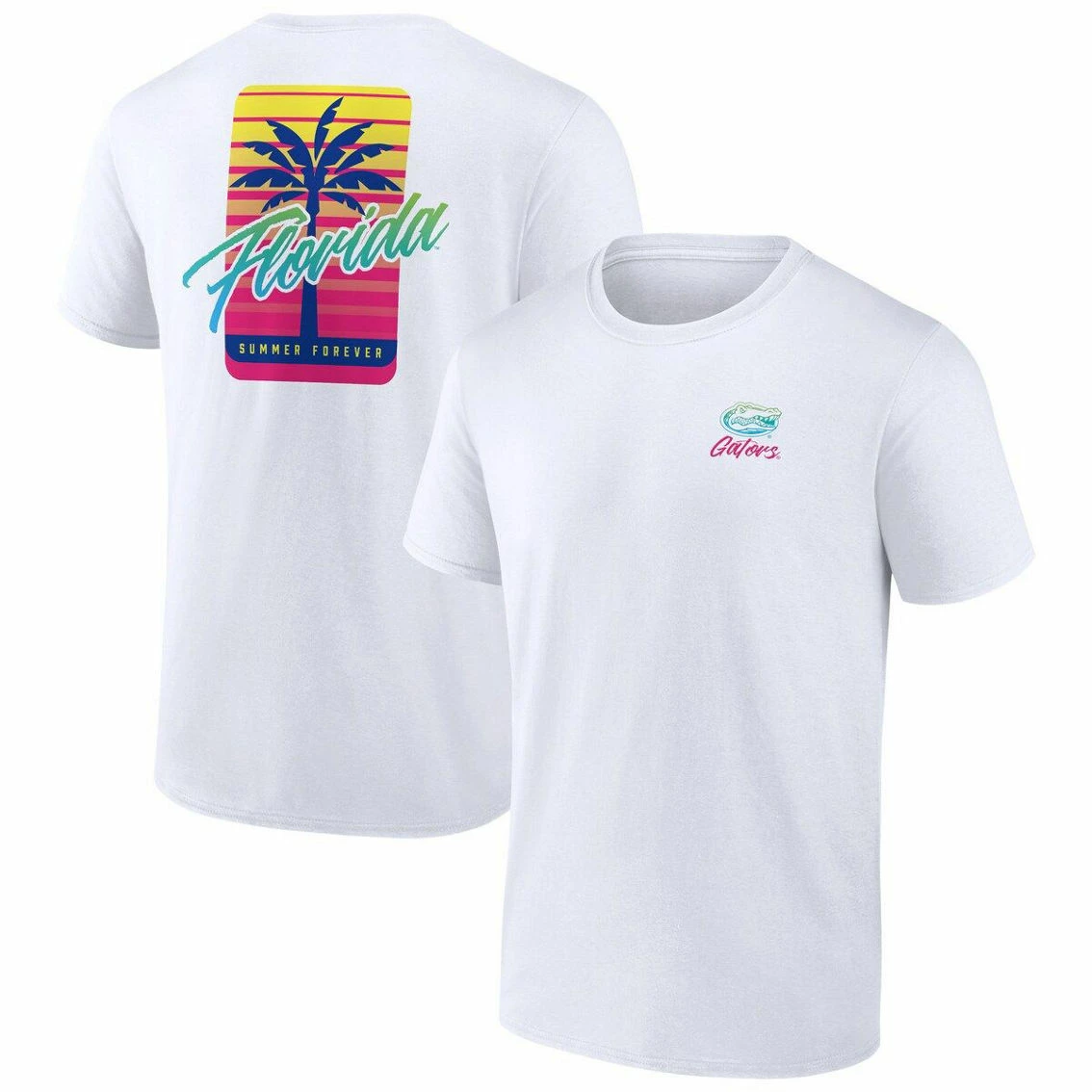 Fanatics Branded Men's White Florida Gators Spring Break 2.0 T-Shirt - Image 2