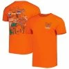 Image One Men's Orange Florida Gators Vintage Through The Years Two-Hit T-Shirt