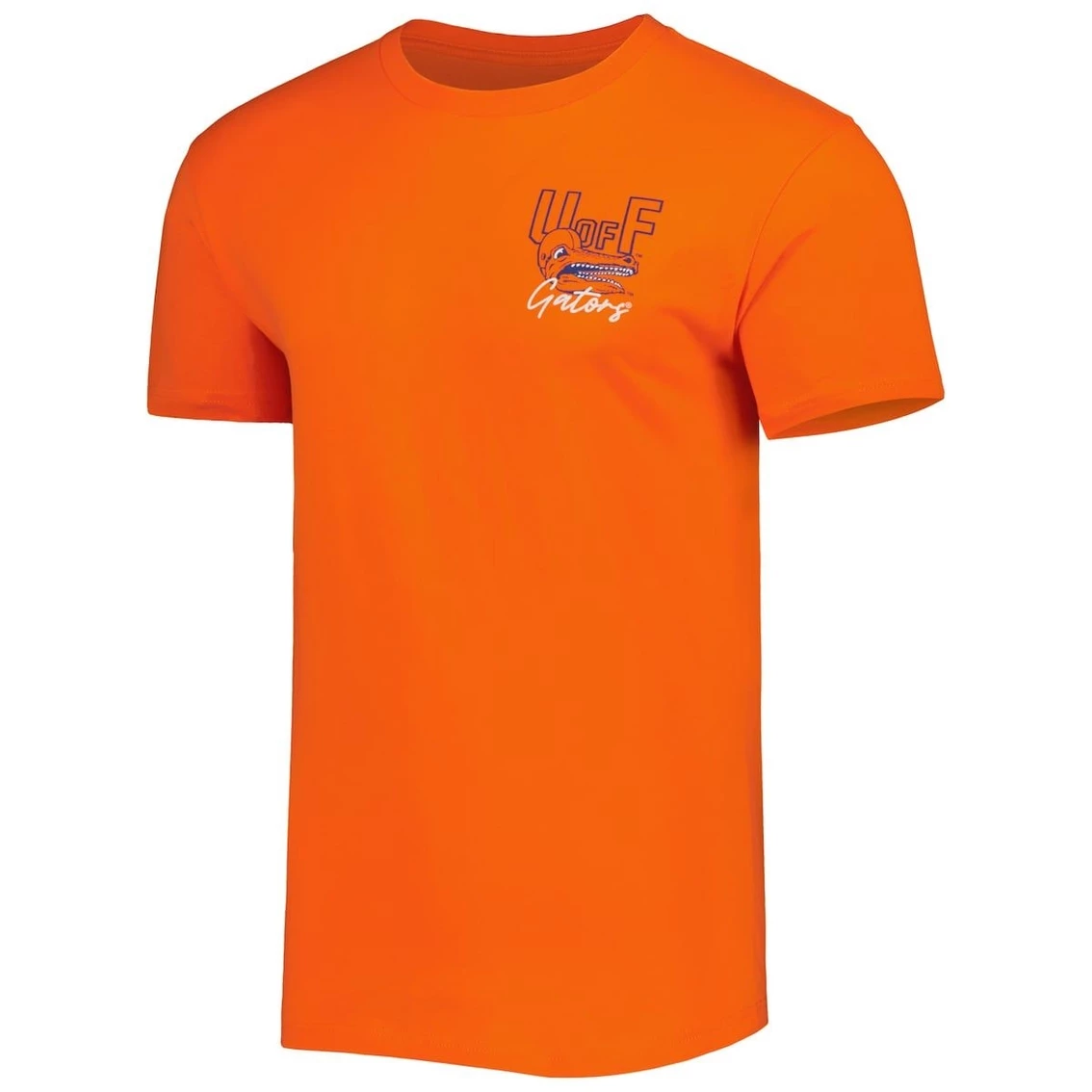 Image One Men's Orange Florida Gators Vintage Through The Years Two-Hit T-Shirt - Image 3