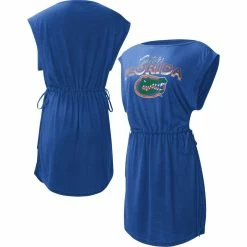 G-III 4Her By Carl Banks Women's Royal Florida Gators GOAT Swimsuit Cover-Up Dress