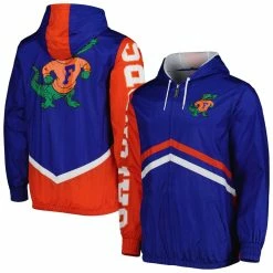 Mitchell & Ness Men's Royal Florida Gators Undeniable Full-Zip Windbreaker Jacket