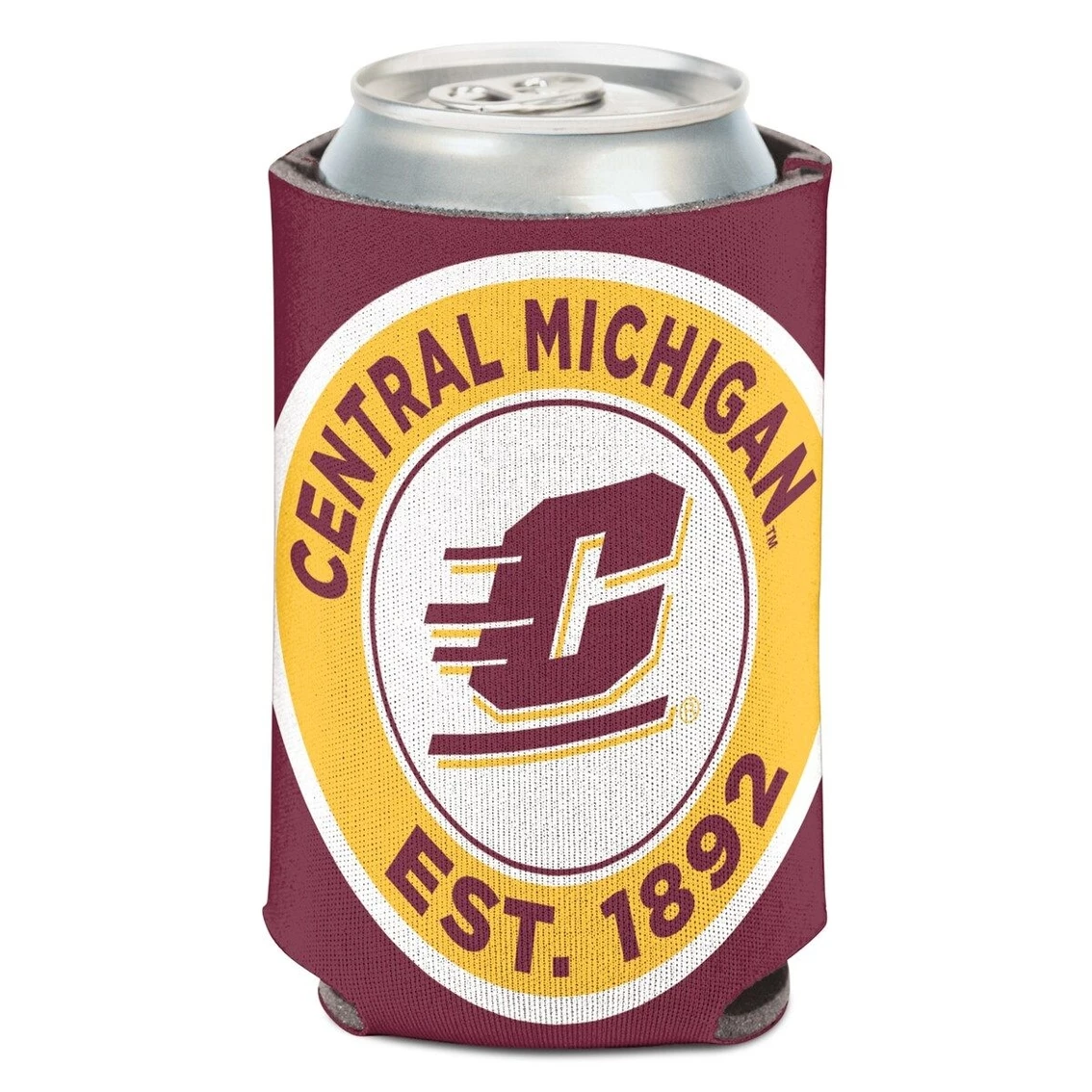 WinCraft Cent. Michigan Chippewas 12oz. Evolution Can Cooler - Image 3